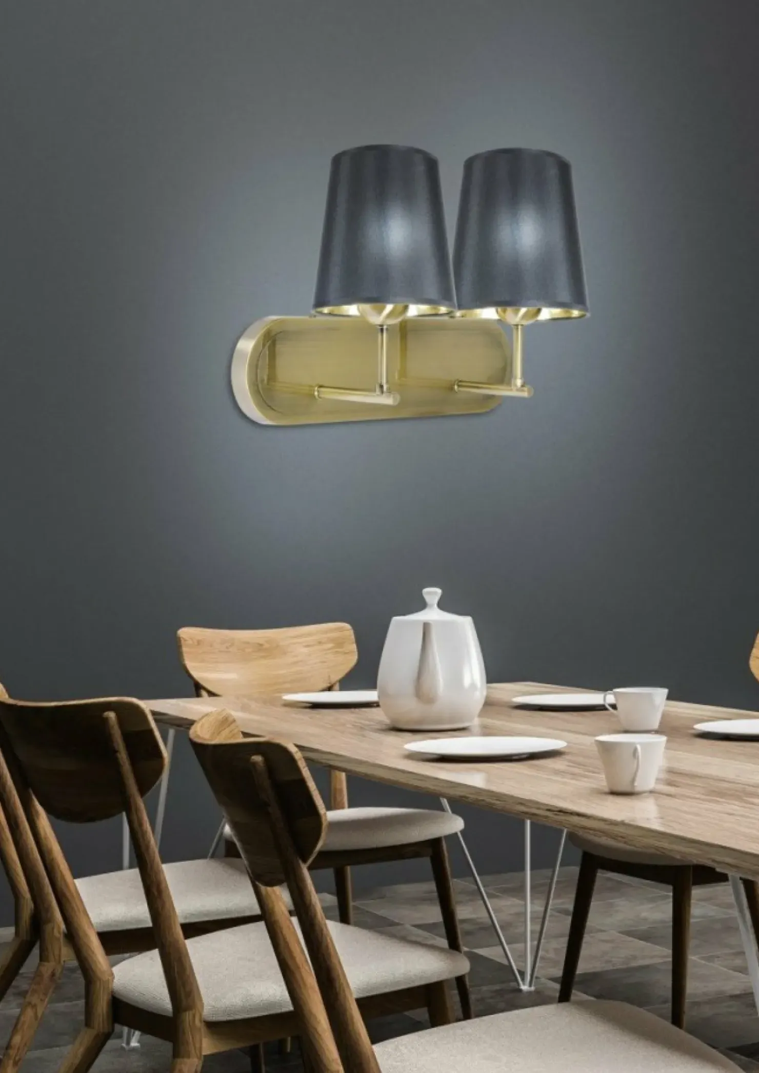Lampa ścienna w stylu hotelowym 22-53510 MILONGA | Kaja Oświetlenie*Sklep Kaja New