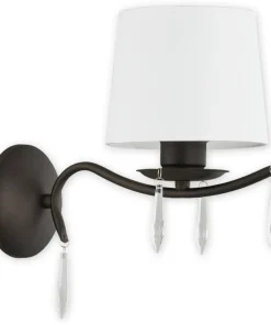 Lampa ścienna z białym abażurem O2480 K1 RW AGILA | Kaja Oświetlenie*Sklep Kaja Hot