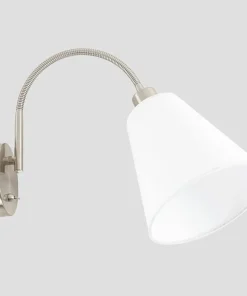 Lampa ścienna z m abażurem WL-76382-1-WH TONIA | Kaja Oświetlenie*Sklep Kaja Discount