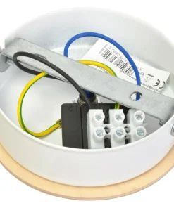 Lampa ścienna z drewnianymi elementami, do salonu MLP6420 z serii DAMA | Kaja Oś*Sklep Kaja Online