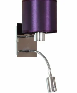 Lampa ścienna z fioletowym abażurem 21-29348 SYLWANA | Kaja*Sklep Kaja Hot