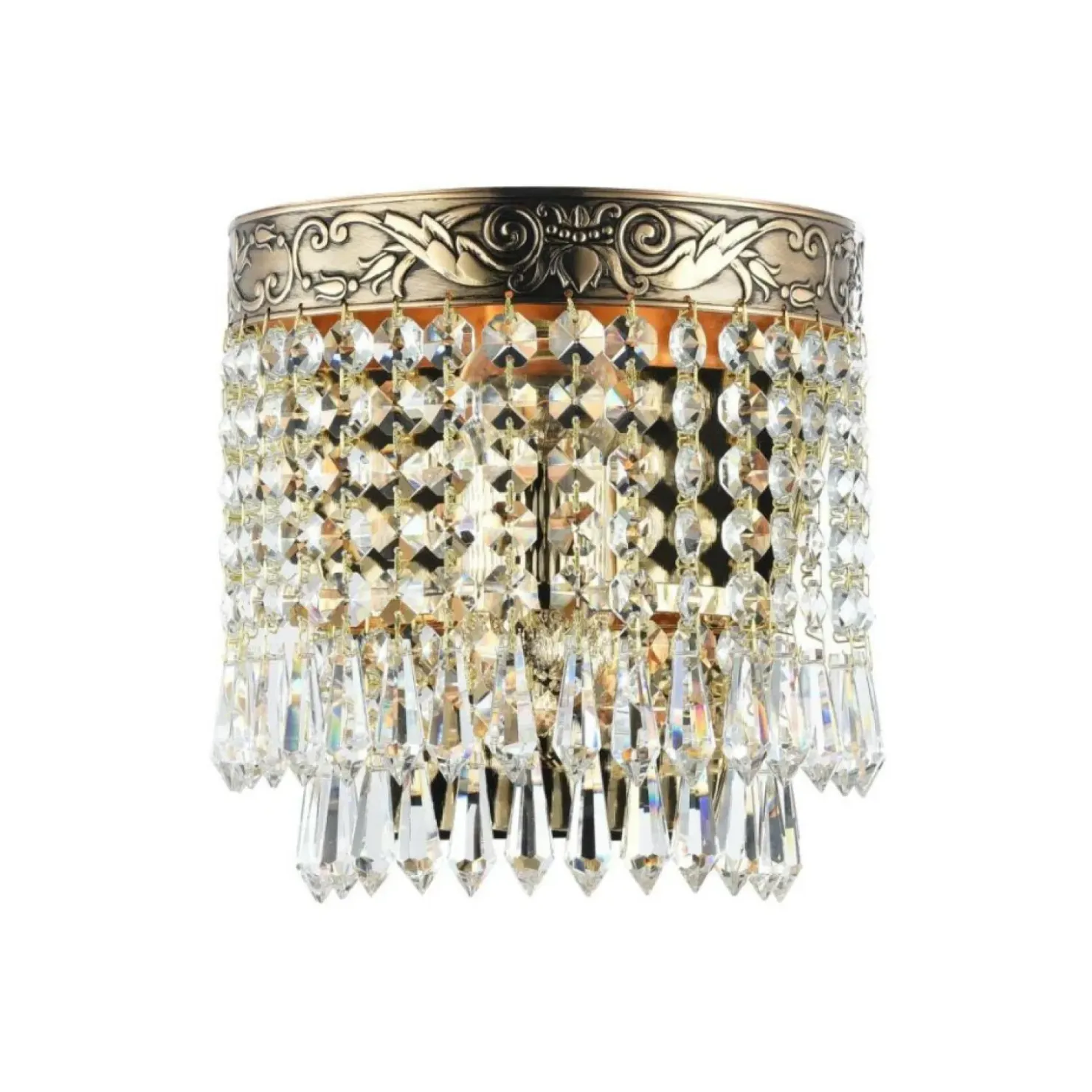 Lampa ścienna z kryształkami DIA890-WL-01-G PALACE | Kaja Oświetlenie*Sklep Kaja Discount