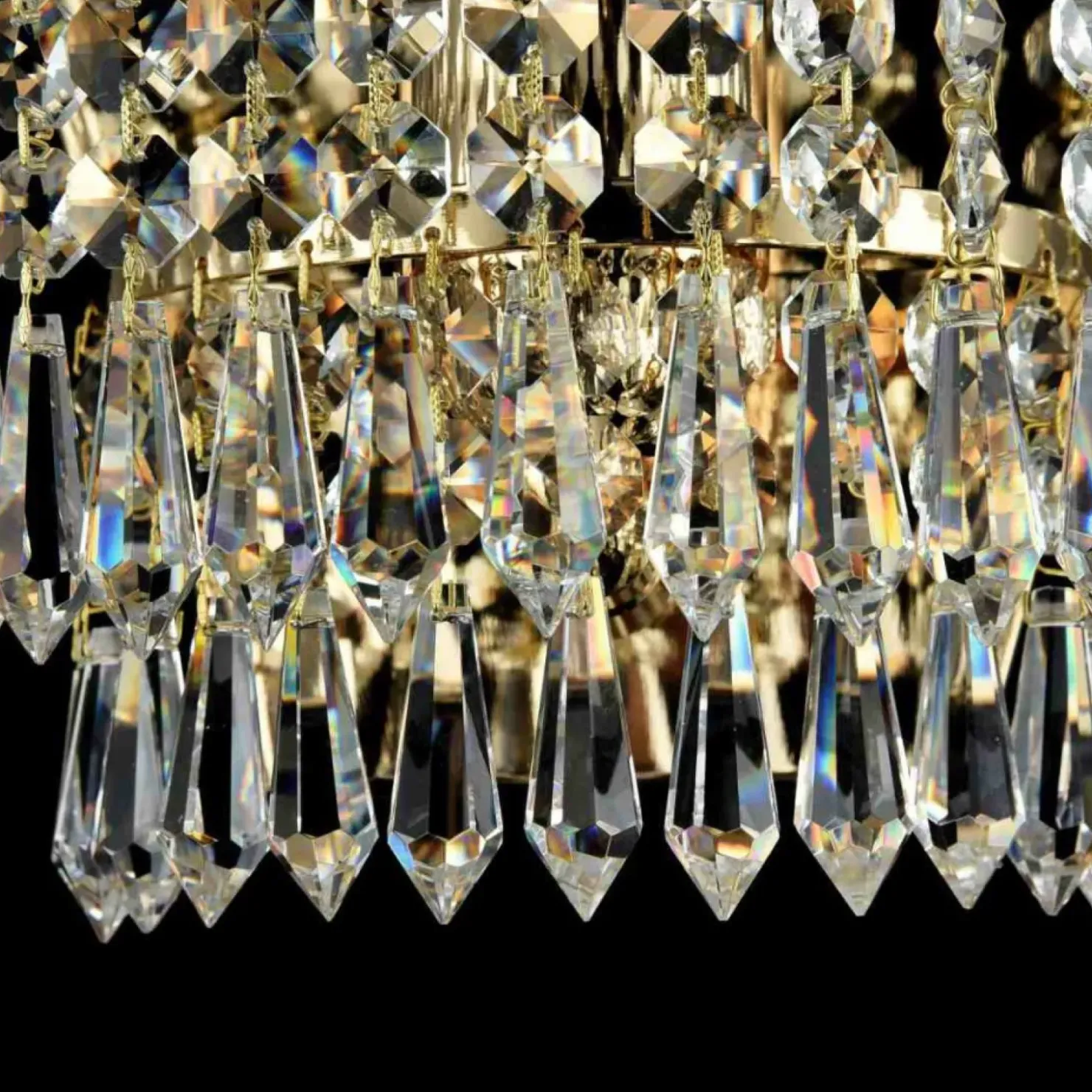 Lampa ścienna z kryształkami DIA890-WL-01-G PALACE | Kaja Oświetlenie*Sklep Kaja Discount