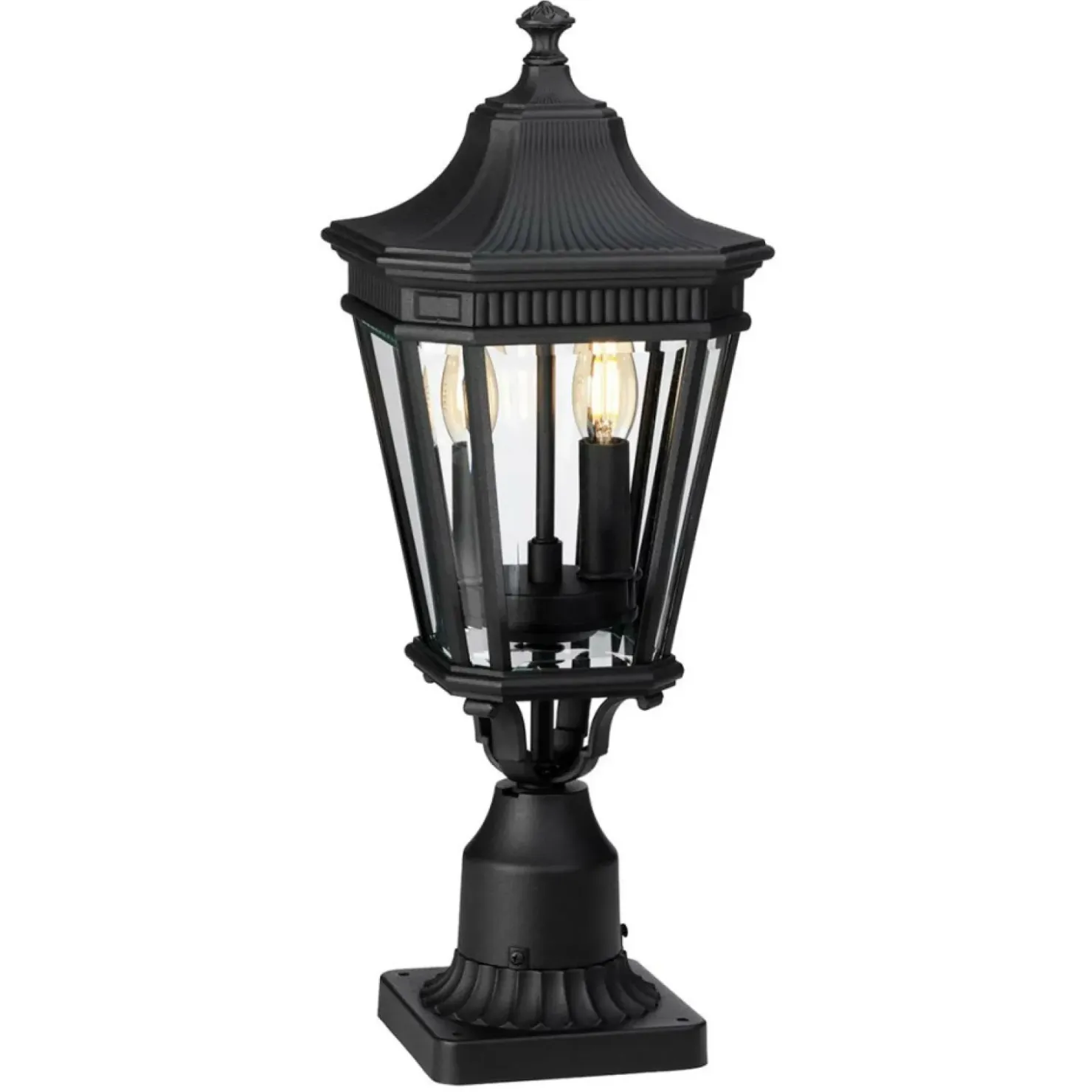 Lampa cokołowa, stojąca FE-COTSLN3-M-BK z serii COTSWOLD LANE*Sklep Kaja Flash Sale