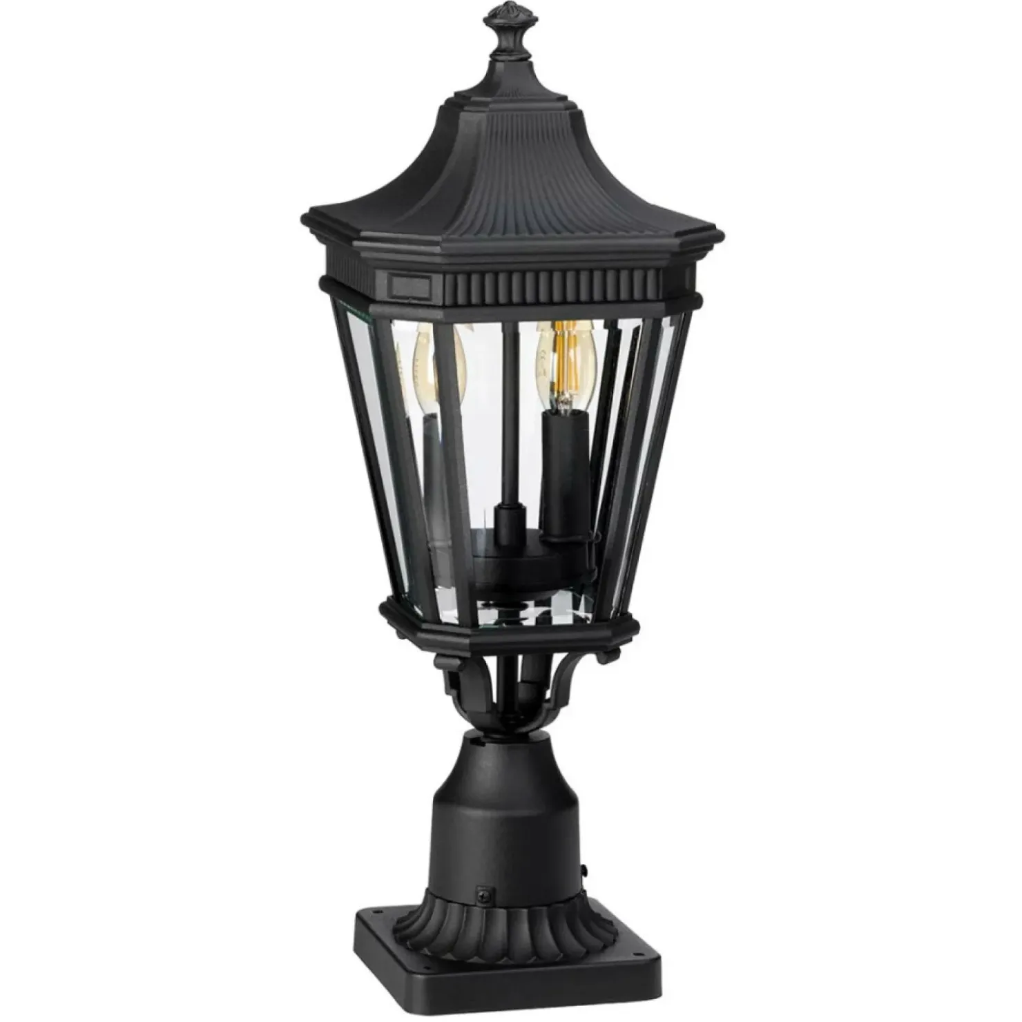 Lampa cokołowa, stojąca FE-COTSLN3-M-BK z serii COTSWOLD LANE*Sklep Kaja Flash Sale