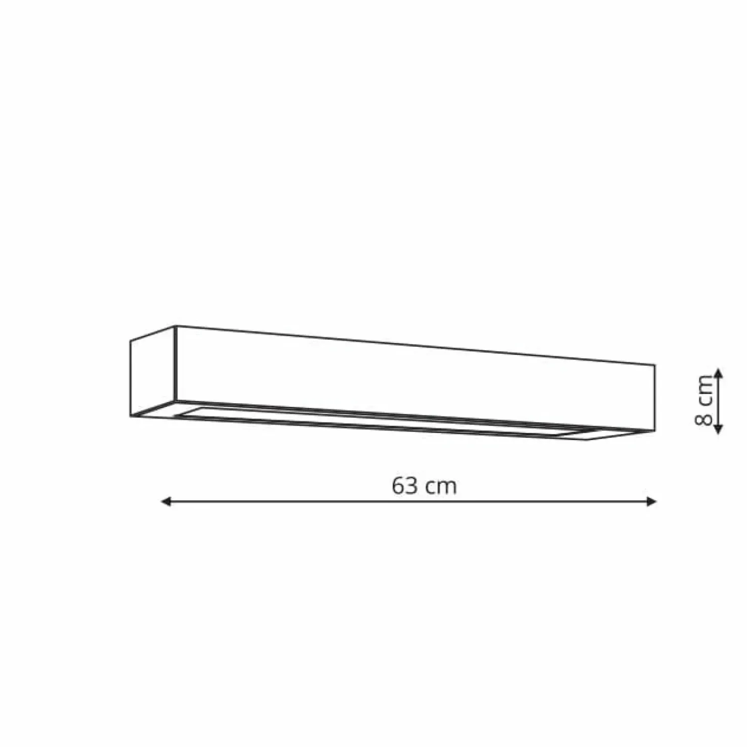 Cheap Sklep Kaja Lampa do korytarza 63cm LP-7001/1C BK-63 18/4 IBROS | Kaja Oświetlenie