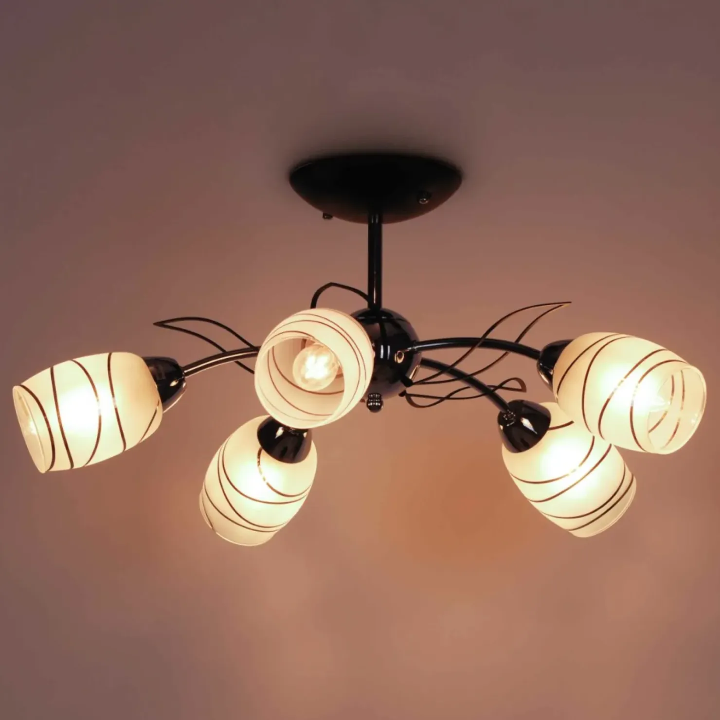 Lampa do nowoczesnego salonu K-JSL-6093/5 CHR XENA | Kaja Oświetlenie*Sklep Kaja Best