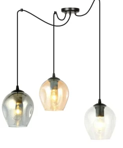 Store Sklep Kaja Lampa do podwieszania z kolorowymi kloszami 759/3 LEVEL | Kaja