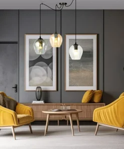 Store Sklep Kaja Lampa do podwieszania z kolorowymi kloszami 759/3 LEVEL | Kaja