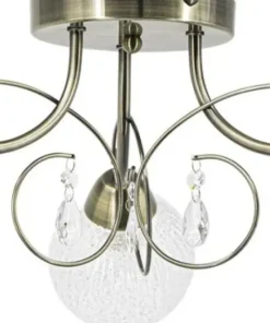 Lampa do salonu antyczne złoto E27 8964/3 21QG WENUS | Kaja*Sklep Kaja Fashion