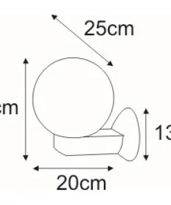 Lampa elewacyjna K-MB-OGROD NF2803L6 PRYZMAT ASTRID | Kaja Oświetlenie*Sklep Kaja Sale