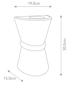 Lampa elewacyjna, szczelność IP44 DUNGARVAN-BLK z serii DUNGARVAN*Sklep Kaja Hot