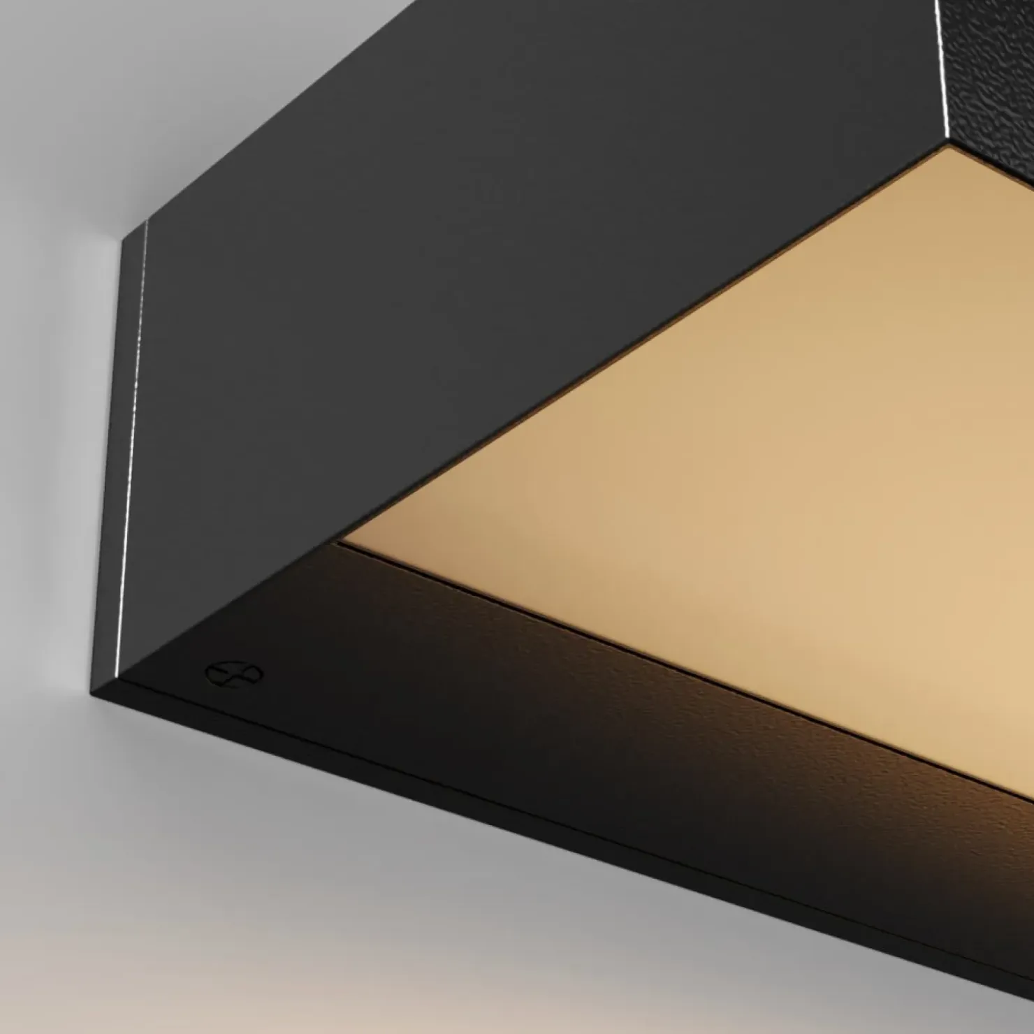 Lampa elewacyjna w czarnym kolorze, LED O428WL-L10GF3K z serii LOT*Sklep Kaja Store