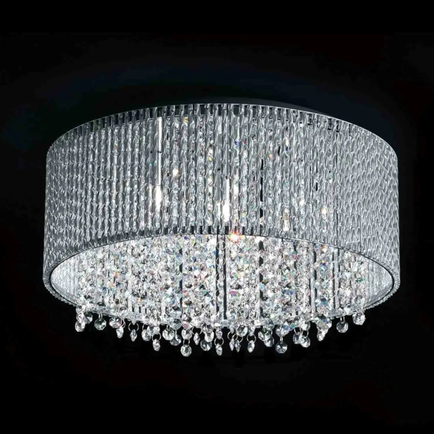Lampa glamour z kryształkami C0207-07D-B5QL ANABELLA | Kaja*Sklep Kaja Cheap