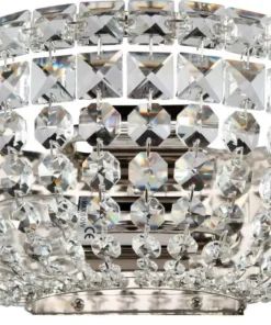 Lampa glamour z kryształkami DIA100-WL-02-N BASFOR | Kaja Oświetlenie*Sklep Kaja New