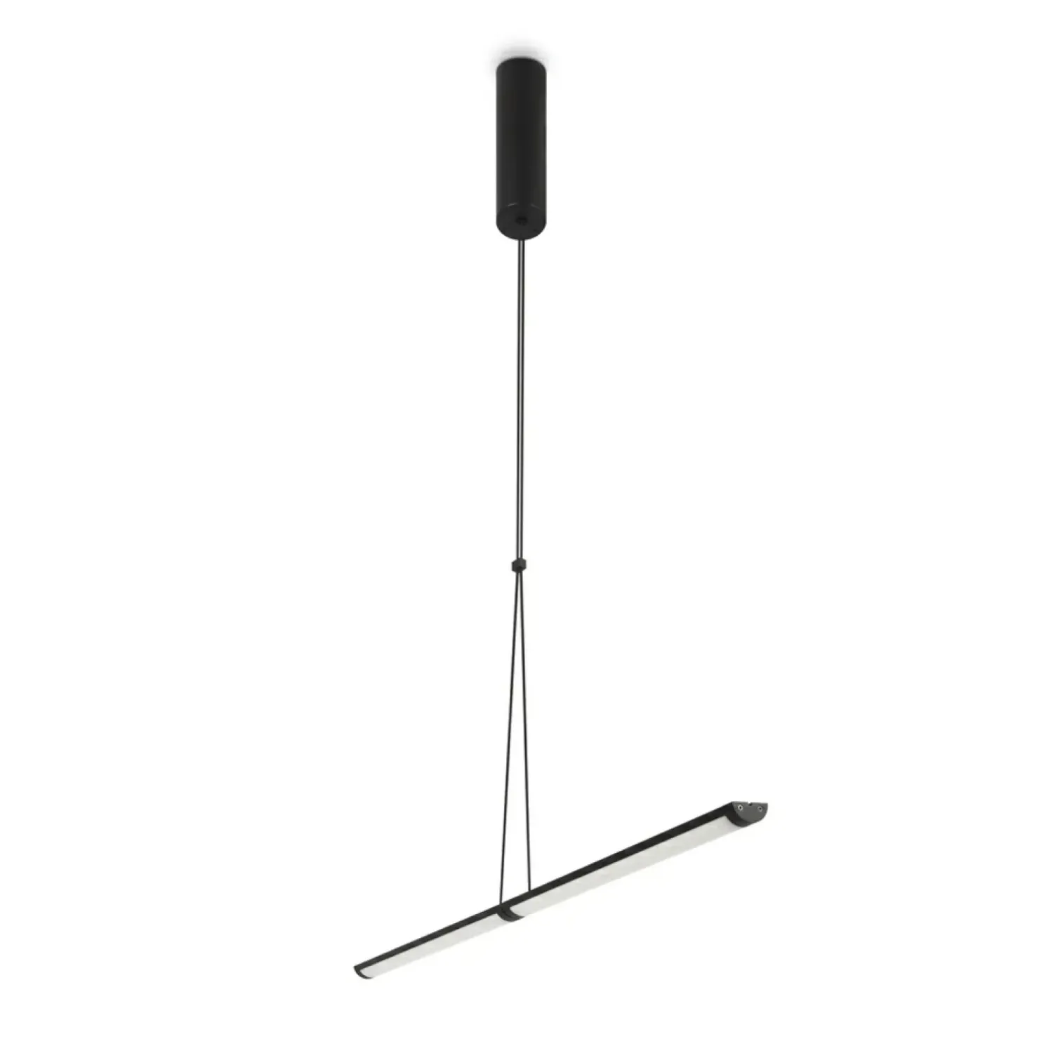 Fashion Sklep Kaja Lampa LED w pionie lub poziomie 880lm P096PL-L11BK SUPERSYMMETRY czarnymatowy