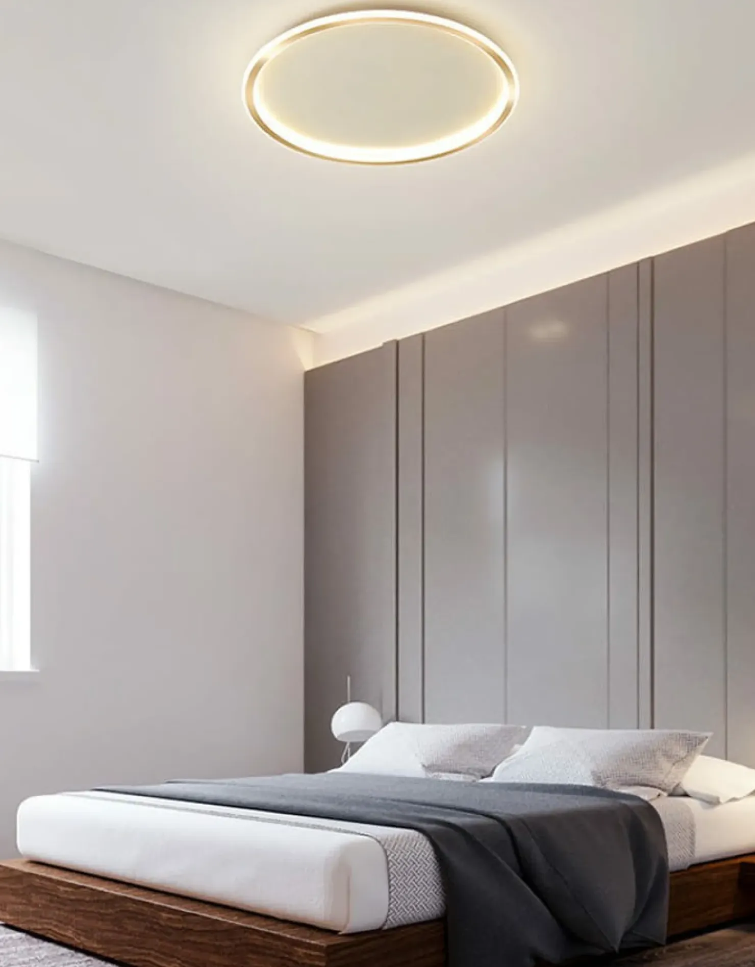 Lampa LED zmienna barwa światła ABR-PLO-30W-40CM-CCT CERCHIO | Kaja*Sklep Kaja Best Sale