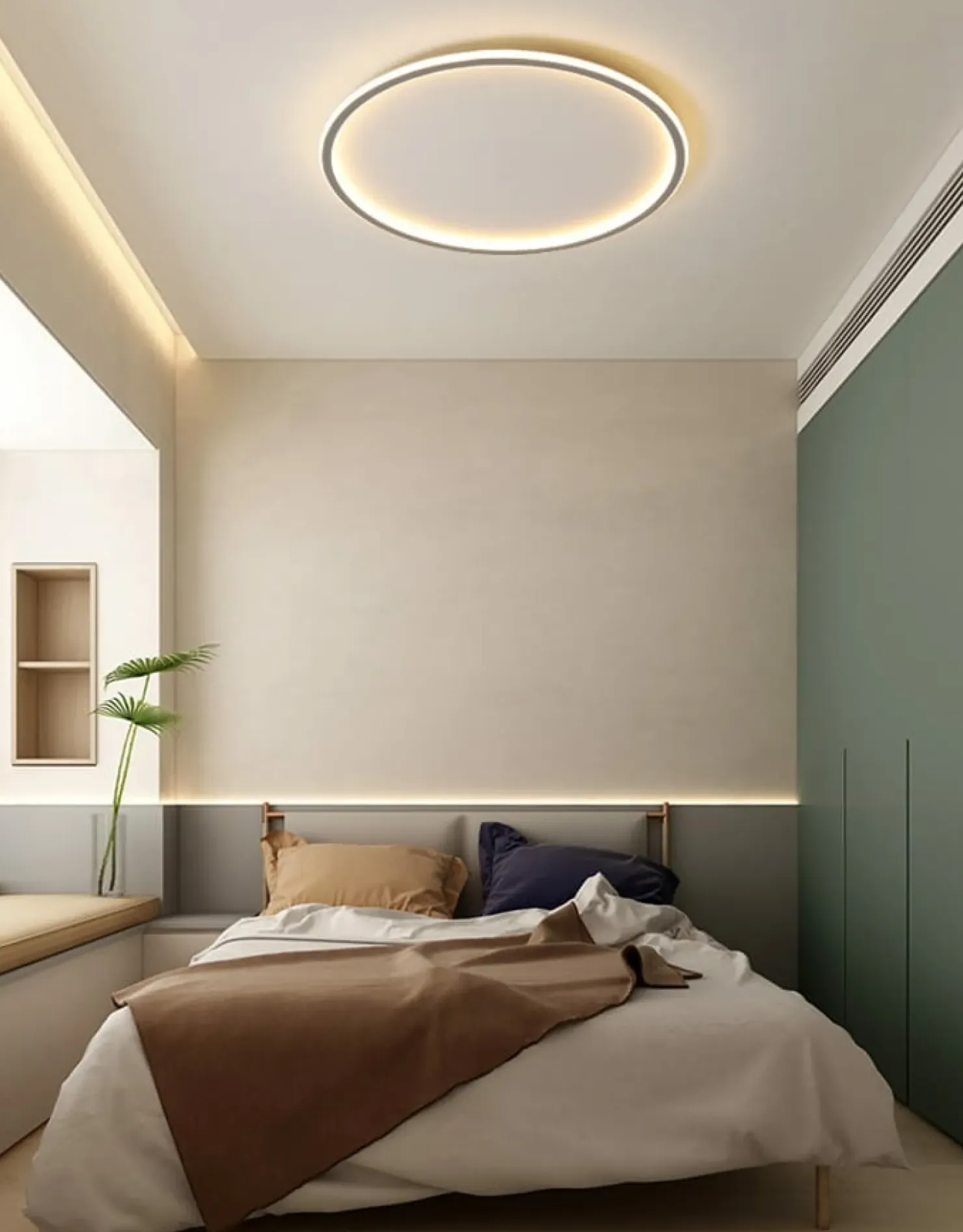 Lampa LED zmienna barwa światła ABR-PLO-30W-40CM-CCT CERCHIO | Kaja*Sklep Kaja Best Sale
