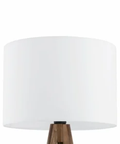 Lampa na ciemnych, drewnianych nogach TK 16003 GRAND ORZECH | Kaja*Sklep Kaja Discount
