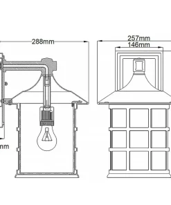 Lampa naścienna, teksturowana biel HK-FREEPORT2-L-TWH z serii FREEPORT*Sklep Kaja Outlet