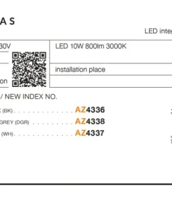 Lampa natynkowa zewnętrzna LED na taras AZ4338 APULIA | Kaja*Sklep Kaja Cheap