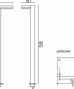 Lampa ogrodowa do oświetlania alejek 17602-580 DG z serii FLER | Kaja Oświetleni*Sklep Kaja Flash Sale