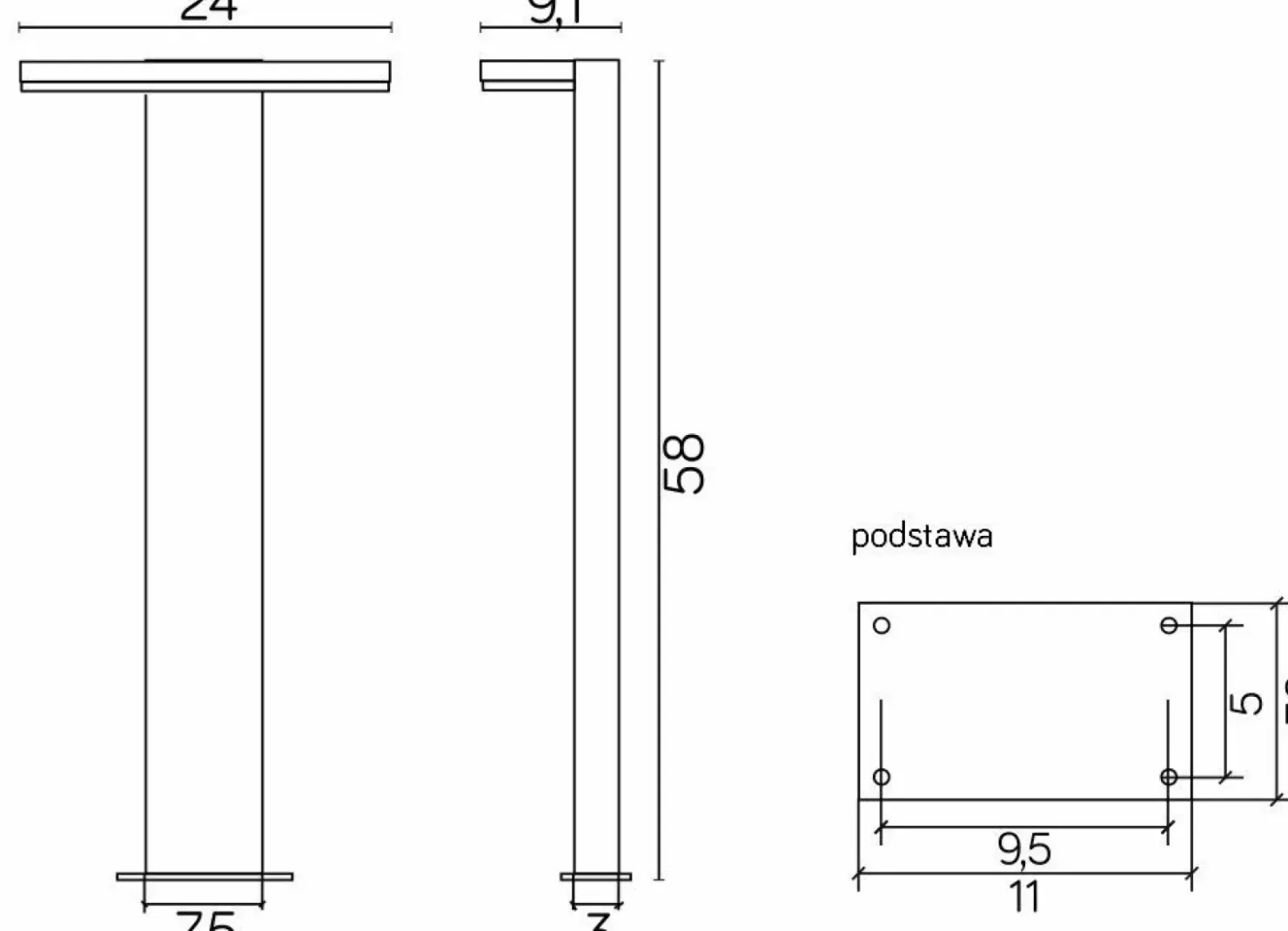 Lampa ogrodowa do oświetlania alejek 17602-580 DG z serii FLER | Kaja Oświetleni*Sklep Kaja Flash Sale