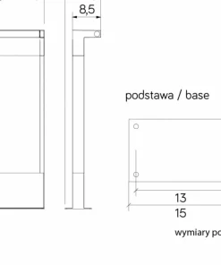 Lampa ogrodowa, regulacja kąta świecenia RT-580 z serii ROTA | Kaja Oświetlenie*Sklep Kaja Cheap