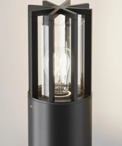 Lampa ogrodowa stojąca, czarny kolor O453FL-01GF z serii BARREL*Sklep Kaja Hot