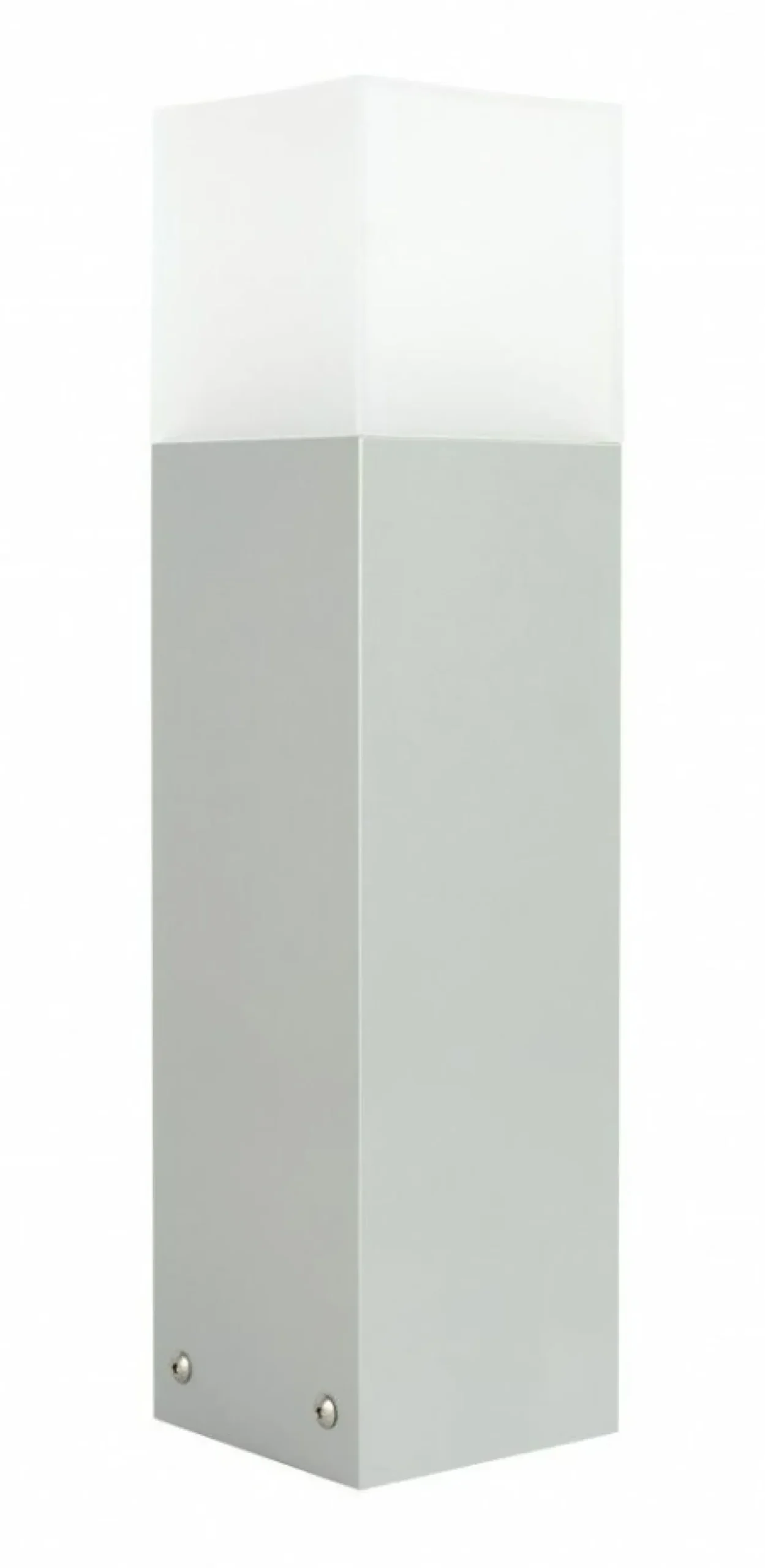 Lampa ogrodowa stojąca, kolor aluminium CB-MAX 400 AL z serii CUBE MAX | Kaja Oś*Sklep Kaja New