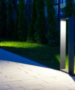 Lampa ogrodowa stojąca LED, kolor czarny popiel FLS-750 z serii FORM | Kaja Oświ*Sklep Kaja Cheap