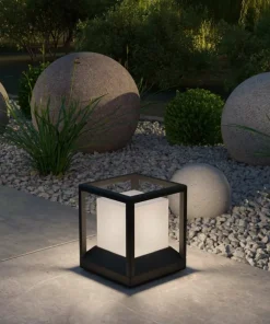 Lampa ogrodowa stojąca na żarówkę E27 O455FL-01GF z serii TRIM*Sklep Kaja Hot