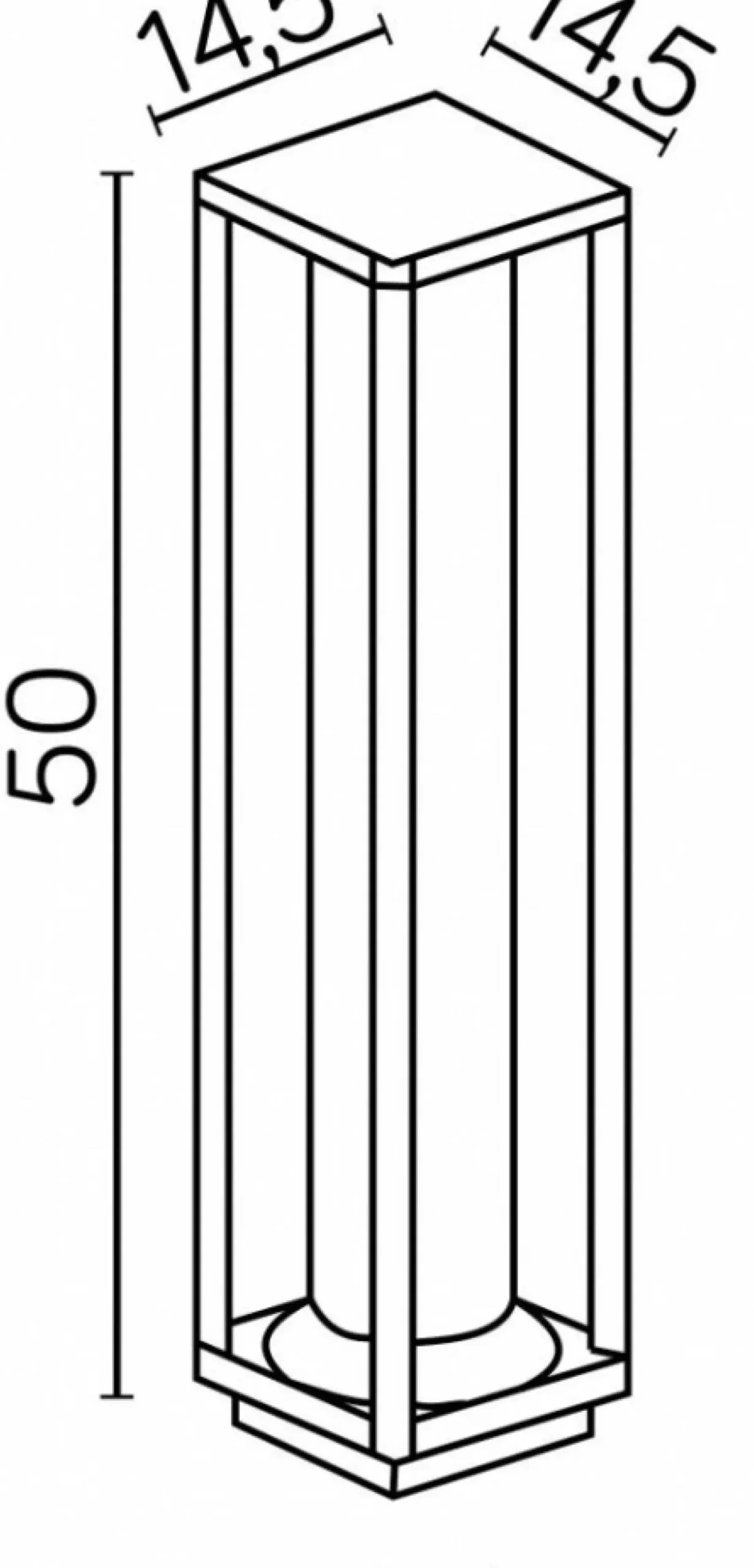 Lampa ogrodowa, stojąca, szczelność IP65 M1932-500 z serii PORTO | Kaja Oświetle*Sklep Kaja Cheap