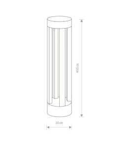 Lampa ogrodowa typu latarnia, zintegrowany LED 9508 | Kaja Oświetlenie*Sklep Kaja Clearance