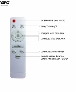 Lampa okrąg LED z pilotem ⌀75cm ML3703 SIENA | Kaja Oświetlenie*Sklep Kaja Online