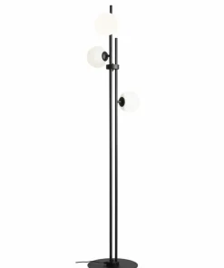 Lampa podłogowa czarna wysoka do salonu 1073A1 HARMONY | Kaja*Sklep Kaja Best
