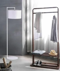Lampa podłogowa do stylowego salonu K-4333 SIMONE WHITE | Kaja*Sklep Kaja Discount