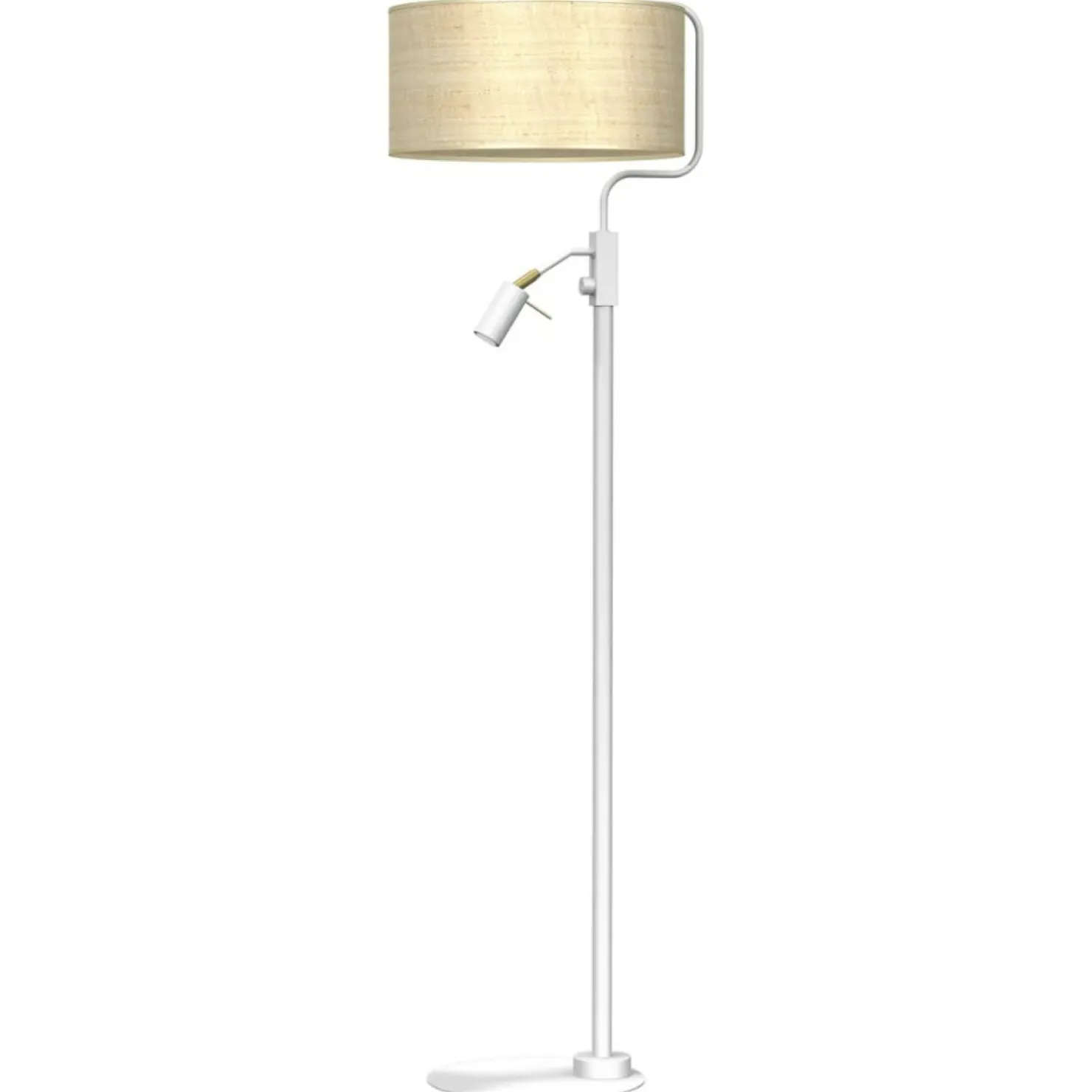 Lampa podłogowa do sypialni, z abażurem MLP7492 z serii MARSHALL | Kaja Oświetle*Sklep Kaja Sale