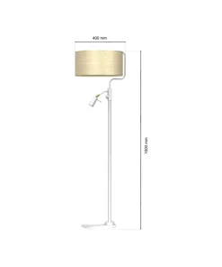 Lampa podłogowa do sypialni, z abażurem MLP7492 z serii MARSHALL | Kaja Oświetle*Sklep Kaja Sale