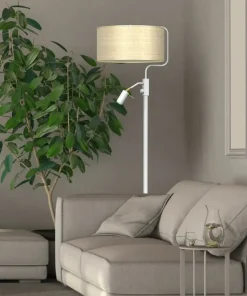 Lampa podłogowa do sypialni, z abażurem MLP7492 z serii MARSHALL | Kaja Oświetle*Sklep Kaja Sale