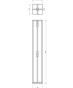 Lampa podłogowa, dwa punkty świetlne, do salonu MLP8566 z serii ARNOLD | Kaja Oś*Sklep Kaja Store