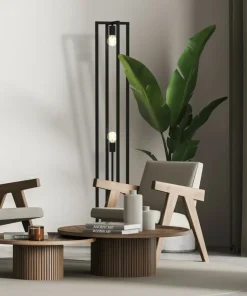 Lampa podłogowa, dwa punkty świetlne, do salonu MLP8566 z serii ARNOLD | Kaja Oś*Sklep Kaja Store