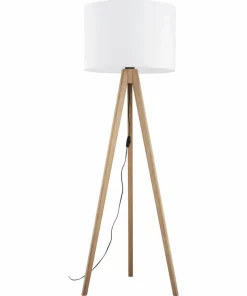 Lampa podłogowa na drewnianym trójnogu TK 16006 GRAND SOSNA | Kaja*Sklep Kaja Cheap