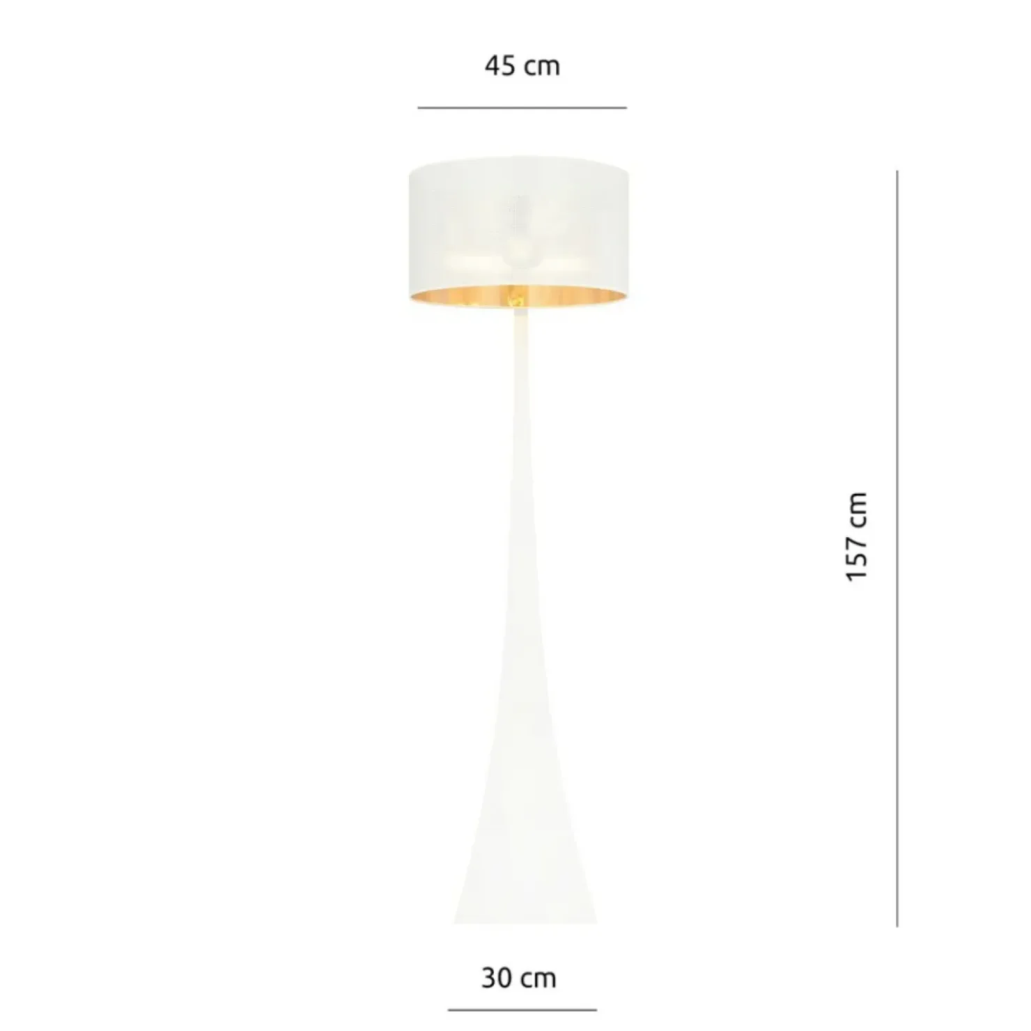 Lampa podłogowa na nietypowej nodze 1155/LP1 ESTRELLA | Kaja*Sklep Kaja Store