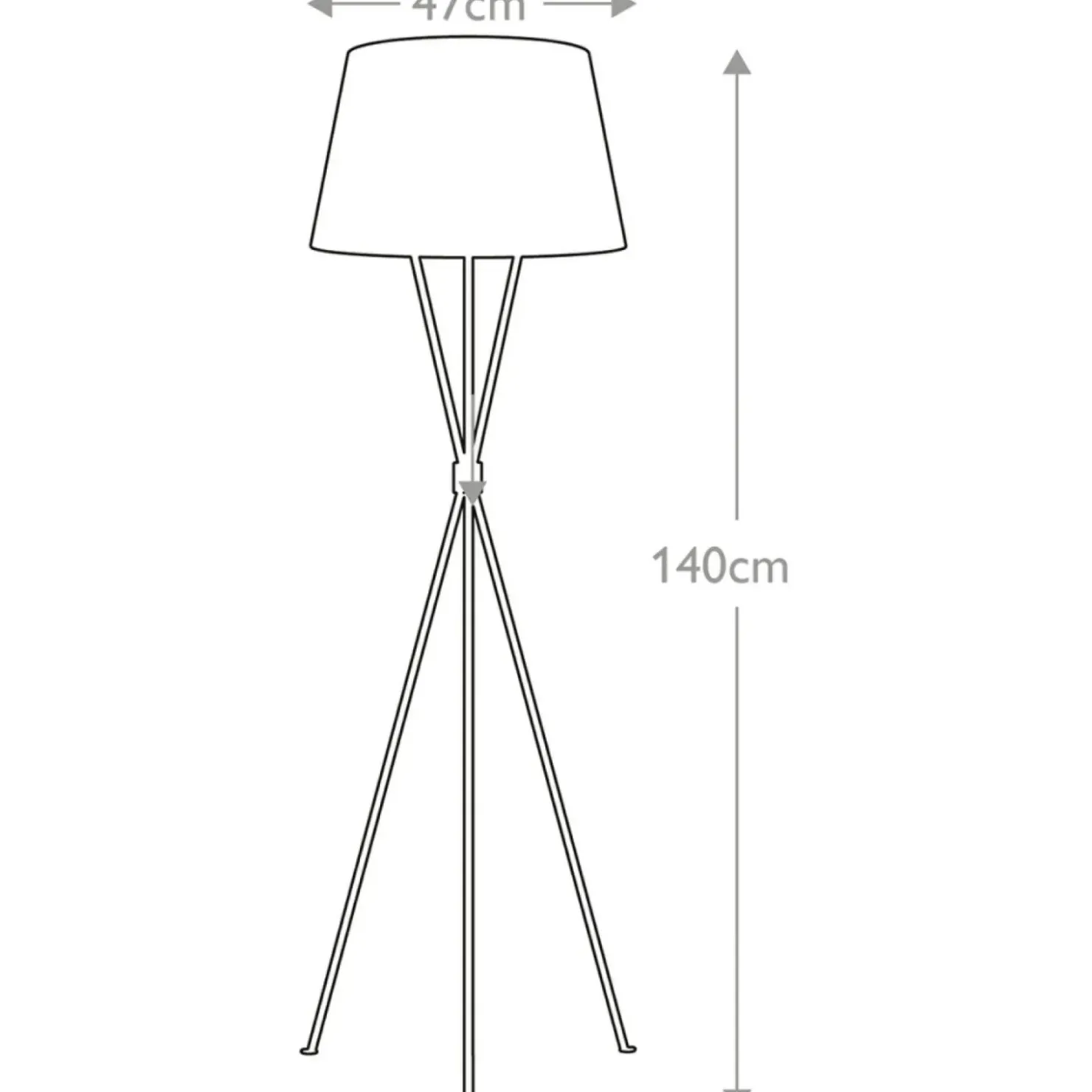 Lampa podłogowa na trójnogu FE-PENNY-FL-BB z serii PENNY*Sklep Kaja Store