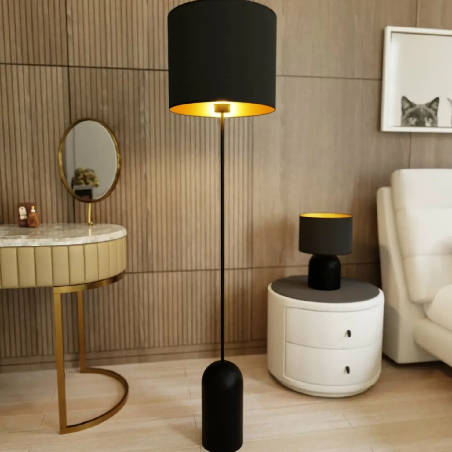 Lampa podłogowa na wąskiej podstawie 1323/LP1 ASPEN | Kaja Oświetlenie*Sklep Kaja Best Sale