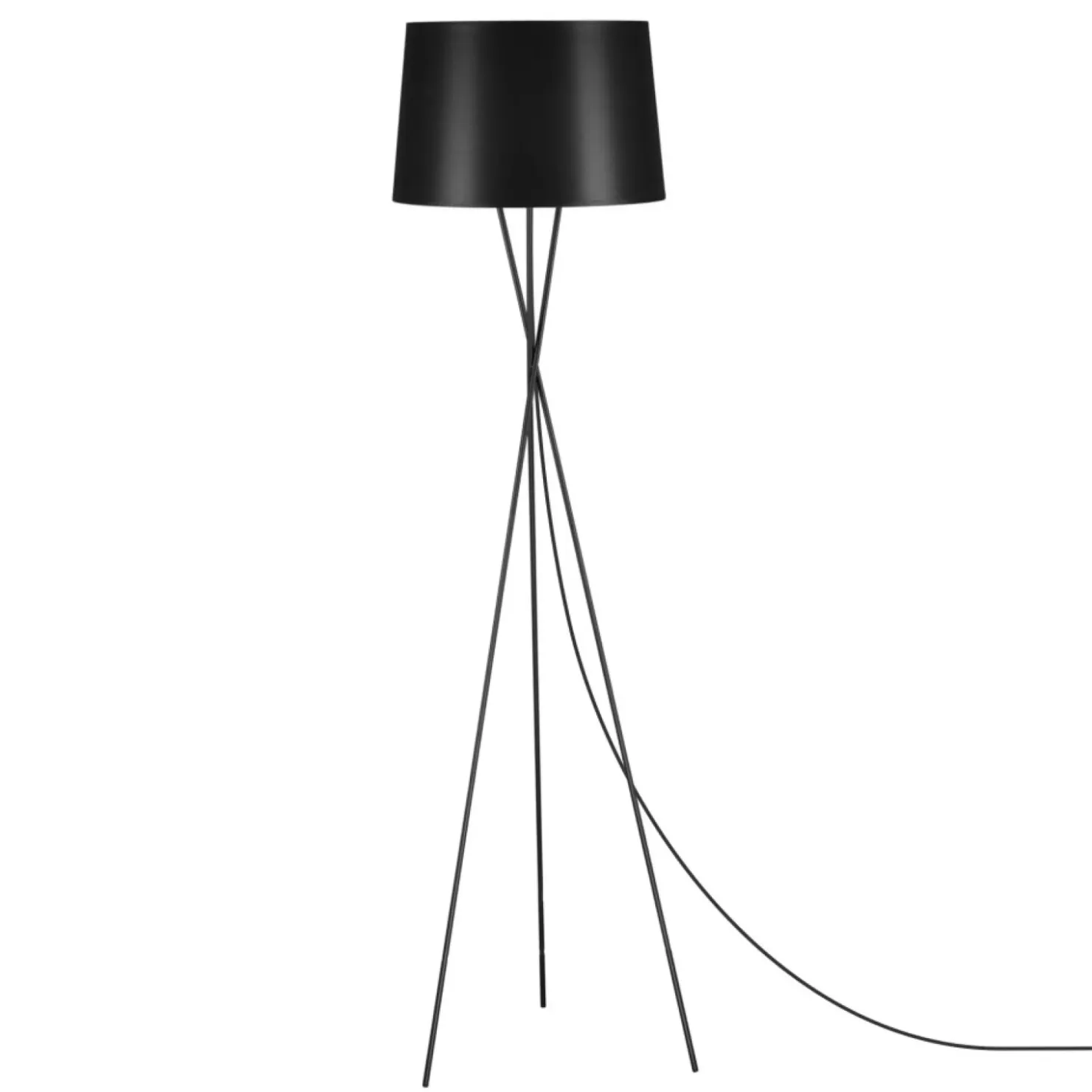 Lampa podłogowa prosty trójnóg K-4353 REMI BLACK | Kaja Oświetlenie*Sklep Kaja New