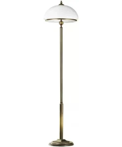 Lampa podłogowa, stare złoto z kloszem JUP 627 ZEUS | Kaja Oświetlenie*Sklep Kaja Best