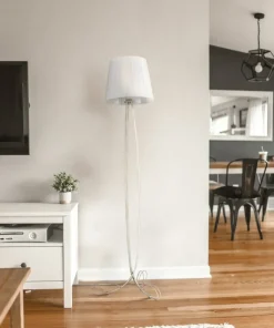 Lampa podłogowa trójnóg z abażurem K-4084 SOFIA | Kaja Oświetlenie*Sklep Kaja Discount