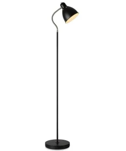 Lampa podłogowa w czarnym kolorze z kloszem 108016 | Kaja Oświetlenie*Sklep Kaja Outlet
